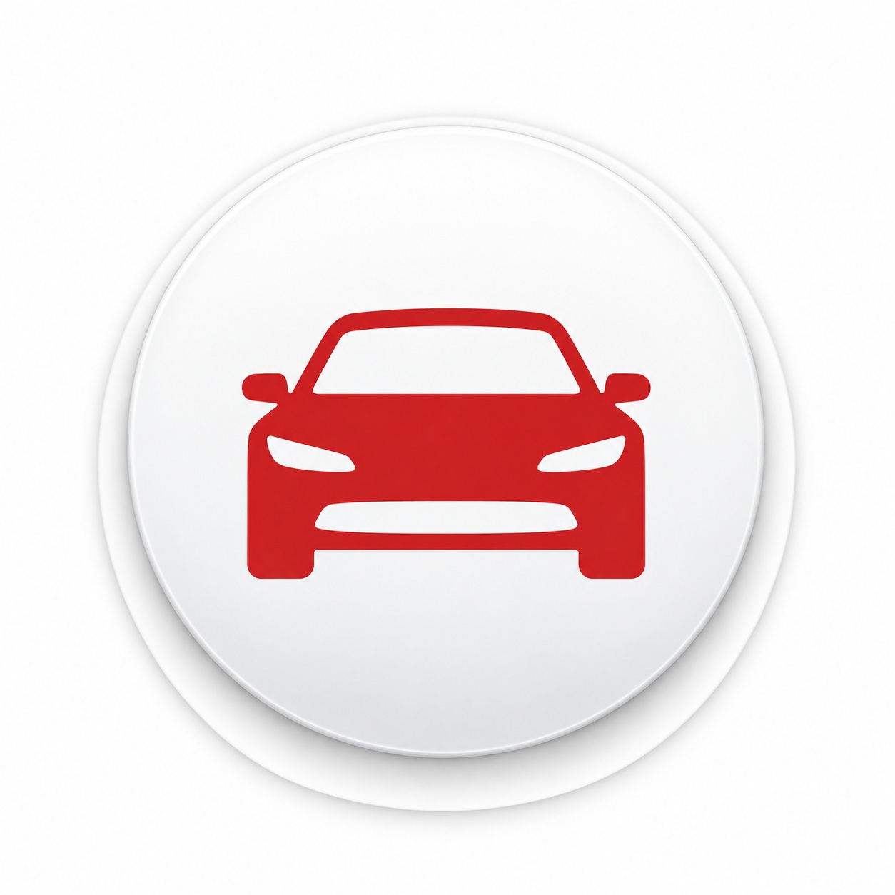 Rotes Fahrzeug für SoftPac Autohaus