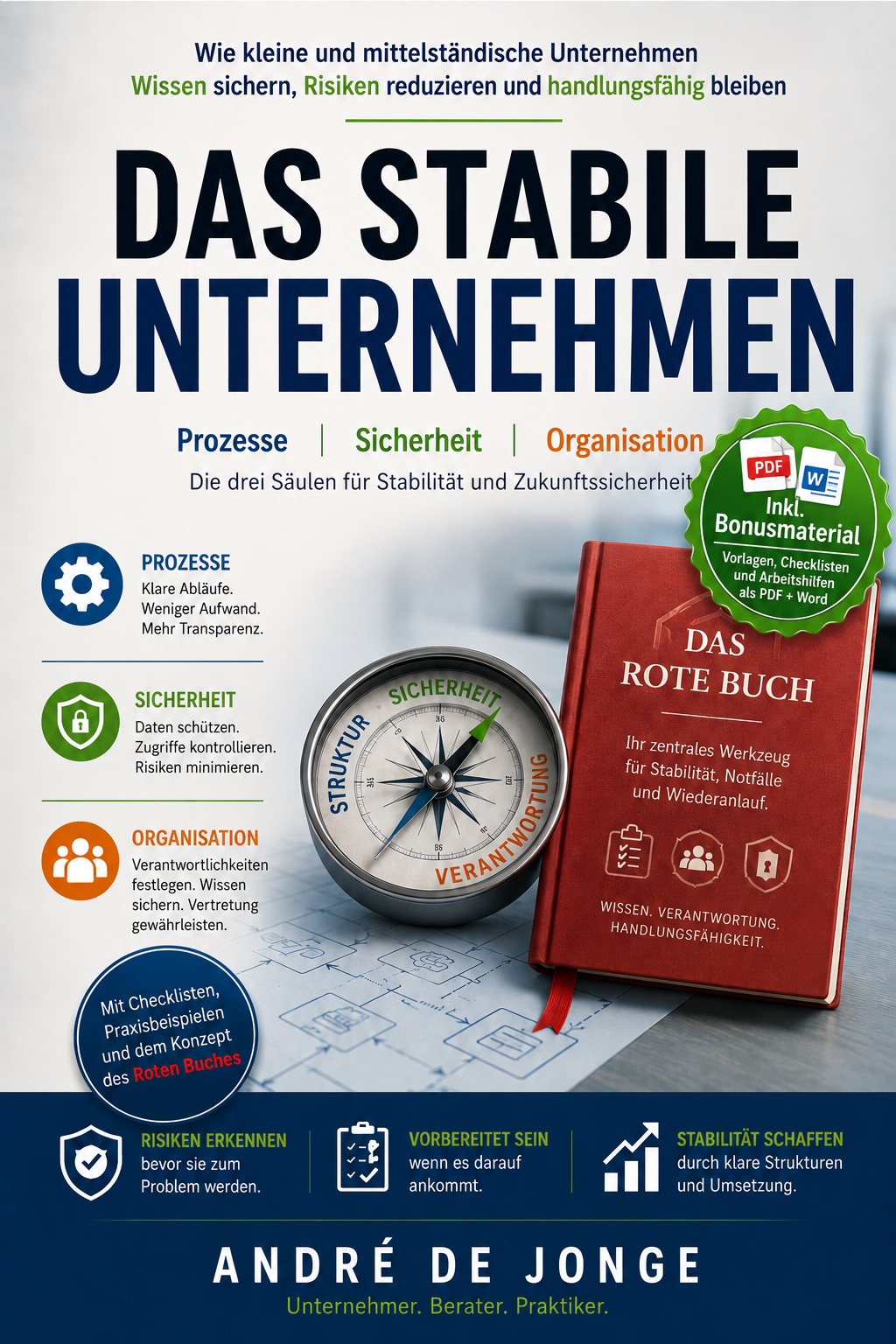 Cover des Praxis- und Umsetzungspakets Das stabile Unternehmen mit Bonus-Arbeitshilfen