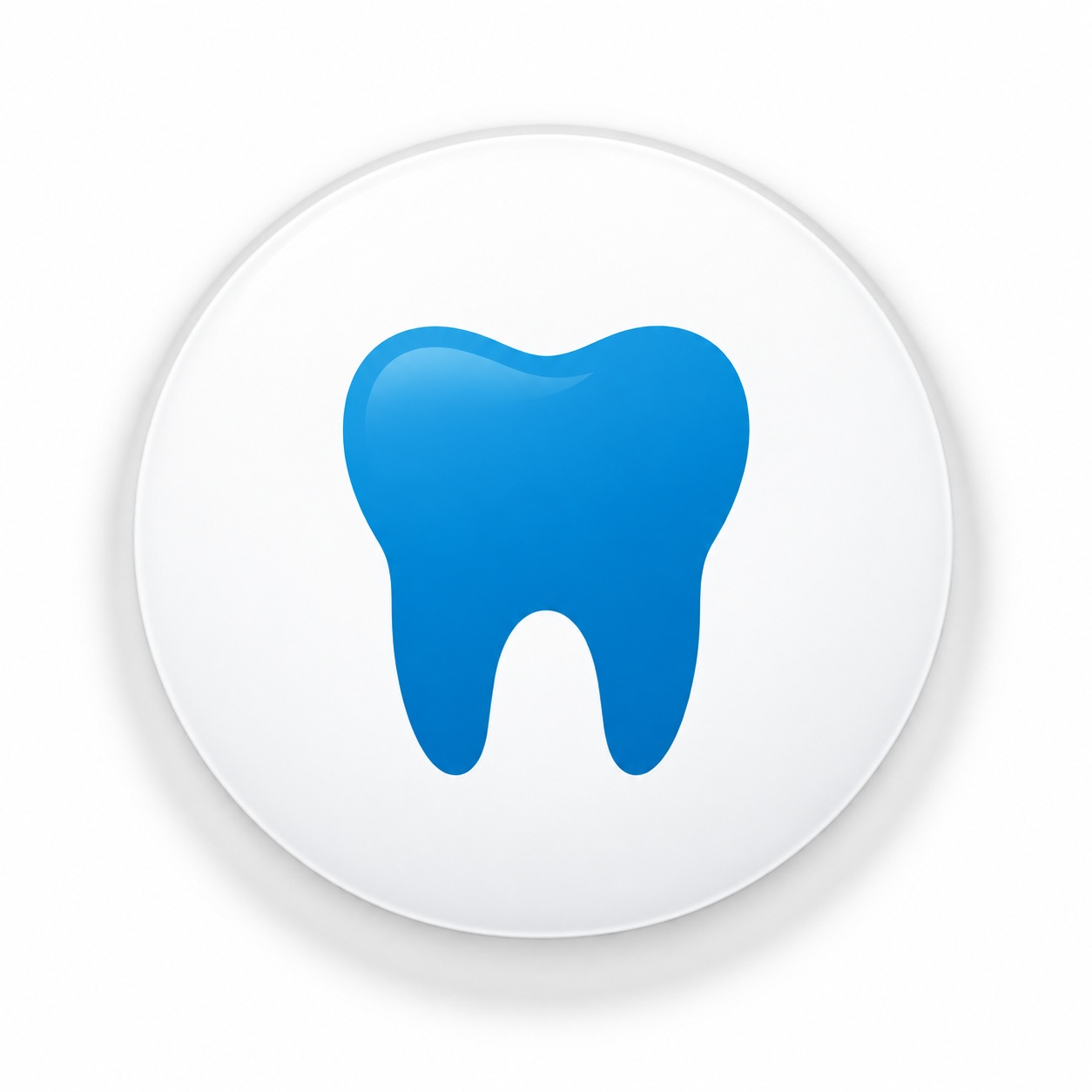 Blauer Zahn für SoftPac Dental